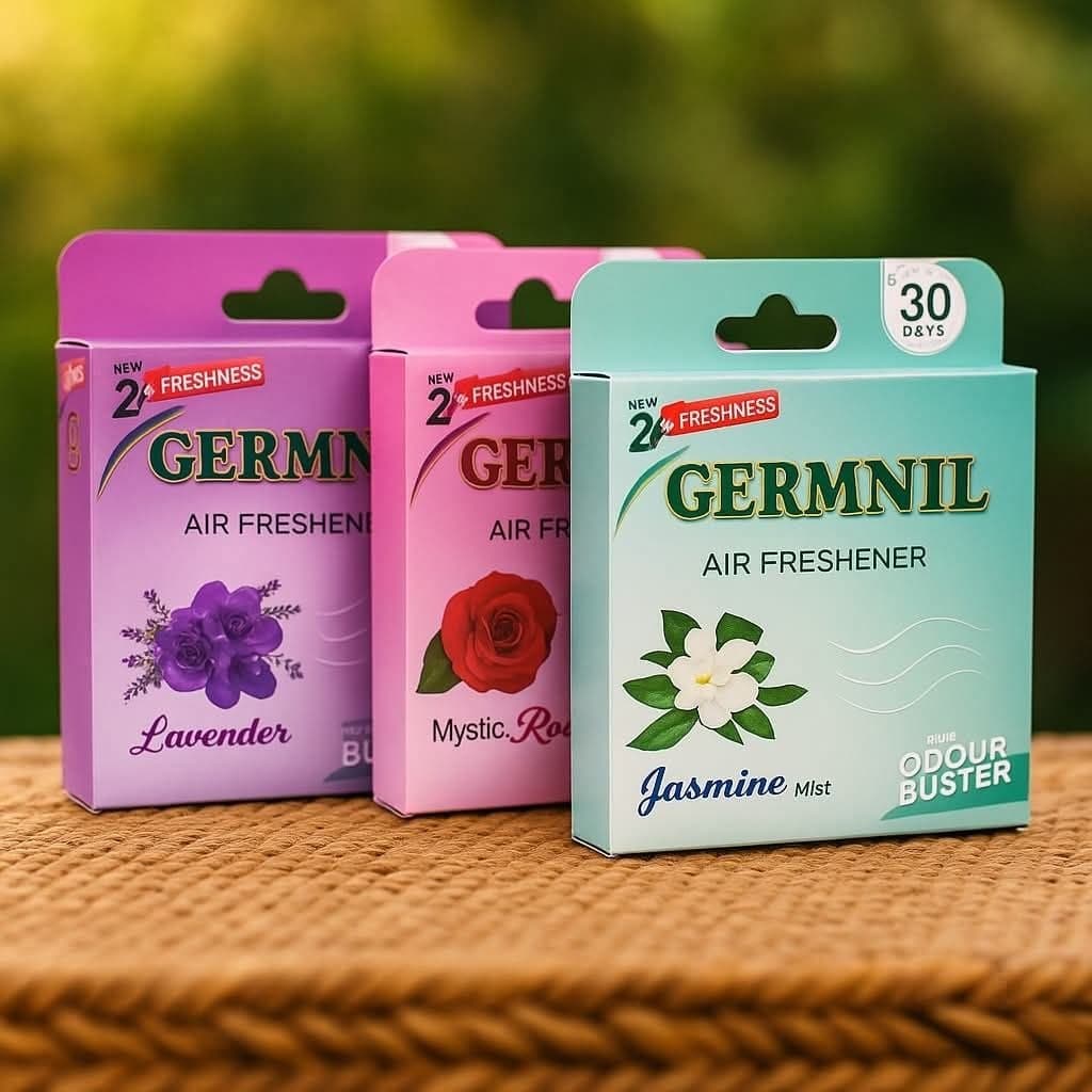 Germnil Airfreshener Jasmine,Rose, Lavender-3’s